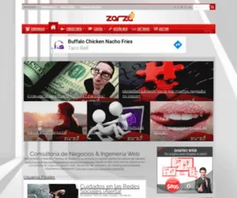 Zarza.com(Consultoría de Negocios & Ingeniería Web) Screenshot