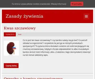 Zasadyzywienia.pl(Ywienie, zdrowie) Screenshot