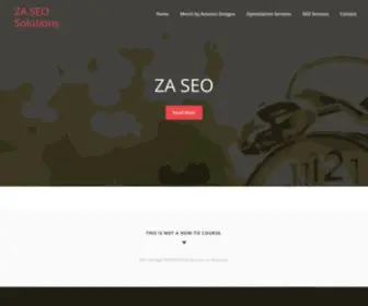 Zaseosolutions.com(ZA SEO SOLUTIONS) Screenshot