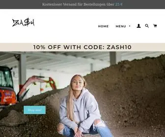 Zash-Clothing.com(ZA$H) Screenshot