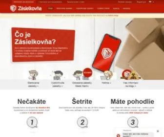 Zasielkovna.sk(Odosielanie a doručovanie zásielok na Slovensko a do celého sveta rýchlo a spoľahlivo) Screenshot