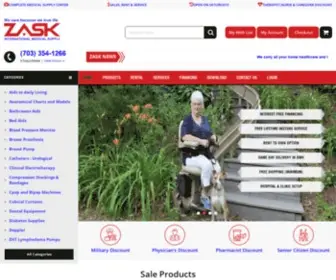 Zaskmedical.com(Maryland (MD)) Screenshot