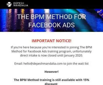 Zasr.digital(Facebook Ads BPM Program) Screenshot