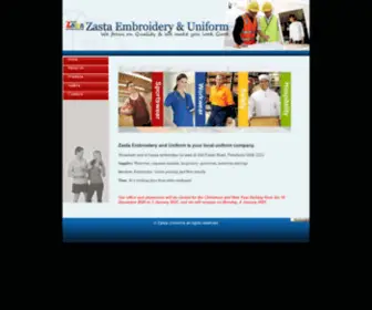 Zasta.com.au(Zasta Uniform) Screenshot