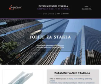 Zatamnjivanje.com(ARMOLAN WINDOW FILMS) Screenshot