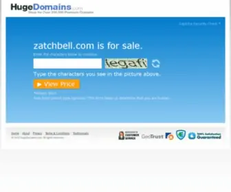 Zatchbell.com(ZatchBell) Screenshot