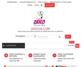 Zatcos.com(Online Shopping in Pakistan) Screenshot