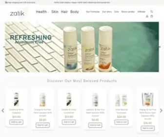 Zatiknatural.com(Premium Black Seed Oil) Screenshot