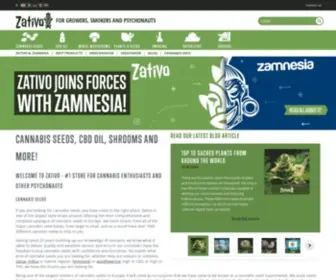 Zativo.co.uk(For growers) Screenshot