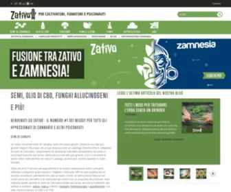 Zativo.it(Compra Semi di Canapa Online) Screenshot
