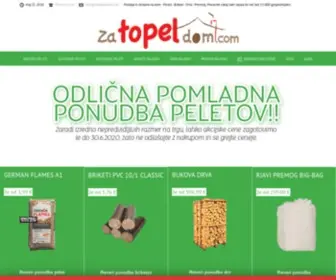 Zatopeldom.com(Vse za vašo kurjavo po ugodnih cenah) Screenshot