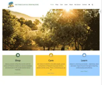 Zatoun.com(Zatoun Olive Oil from Palestine) Screenshot