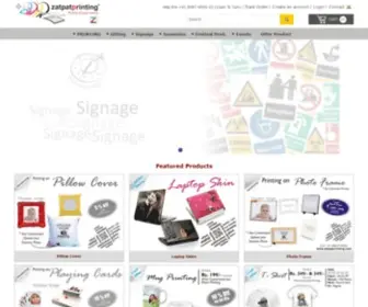 Zatpatprinting.com(Printing & related works) Screenshot