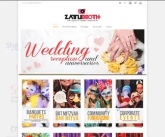 Zattuphotobooth.ca(Photo Booth Rental) Screenshot