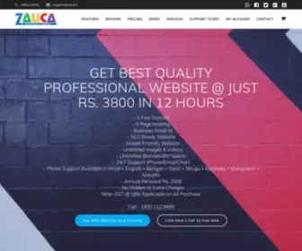 Zauca.com(Website Design) Screenshot