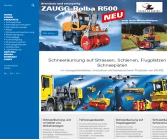 Zaugg-AG.ch(ZAUGG AG EGGIWIL) Screenshot