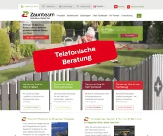 Zaunteam.com(Zaun und Tor Spezialist) Screenshot