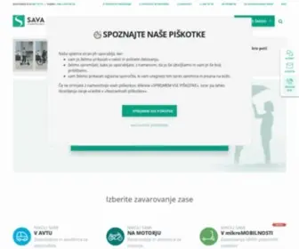 Zav-Sava.si(Zavarovalnica Sava) Screenshot