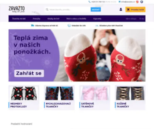 Zavazto.cz(Tkaničky do bot) Screenshot