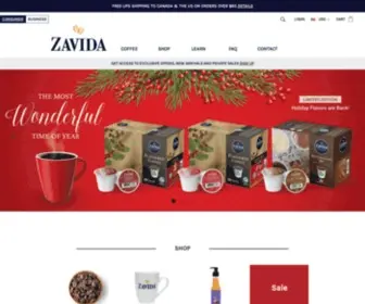 Zavida.com(Gourmet Coffee) Screenshot