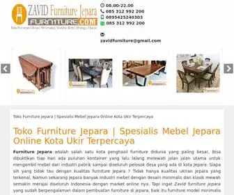 Zavidfurniture.com(Desain untuk mebel jepara di era modern) Screenshot
