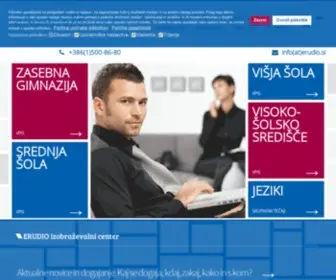Zavod-IRC.si(ERUDIO izobraževalni center) Screenshot