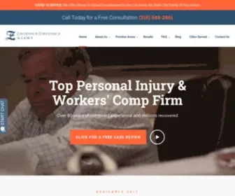 Zavodnicklaw.com(Zavodnick, Zavodnick &amp; Lasky, LLC) Screenshot