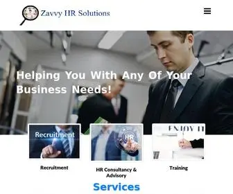 Zavvyhrsolutions.com(Zavvy HR Solutions) Screenshot