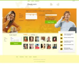 Zawej.com(Front page) Screenshot