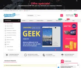Zawwali.com(Achat en ligne Algérie) Screenshot