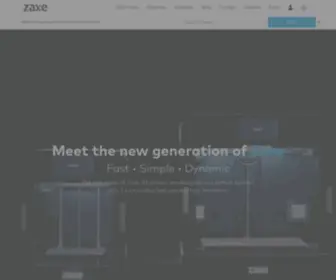 Zaxe.com(Discover the Unique FDM 3D Printing Experience. Zaxe 3D Printers) Screenshot