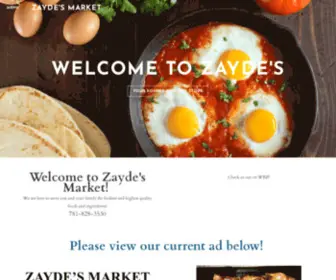 Zaydesmarket.com(ZAYDE'S MARKET) Screenshot