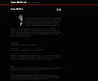 Zayn-Malik.net(We're Insane for Zayn) Screenshot