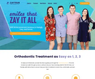 Zaytounorthodontics.com(Zaytoun Orthodontics) Screenshot
