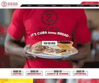 Zazacubandiner.com(Zaza New Cuban Diner) Screenshot