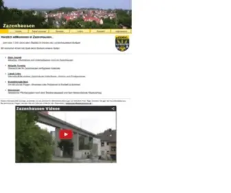 Zazenhausen.de(Begrüßt) Screenshot
