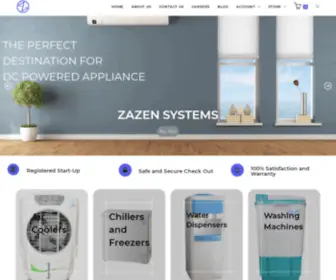 Zazensystems.com(ZAZEN SYSTEMS) Screenshot