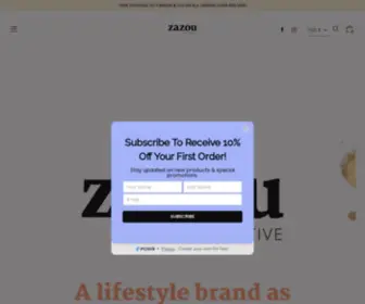 Zazoucollective.com(Zazou collective) Screenshot