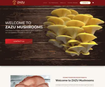 Zazumushrooms.com(ZAZU Mushroom) Screenshot