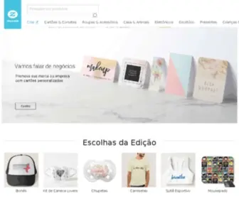 Zazzle.com.br(Camisetas personalizadas) Screenshot