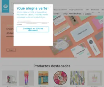 Zazzle.es(Camisetas personalizadas) Screenshot