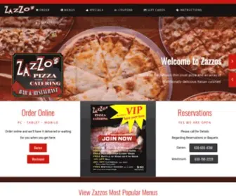 Zazzospizza.com(Zazzospizza) Screenshot