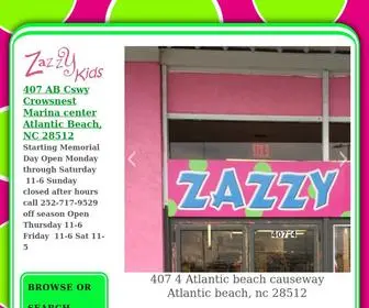 Zazzykids.com(Zazzy Kids Clothing of Pitt County) Screenshot