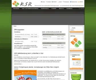 ZBH-KSR.de(Internetseiten der KSR) Screenshot