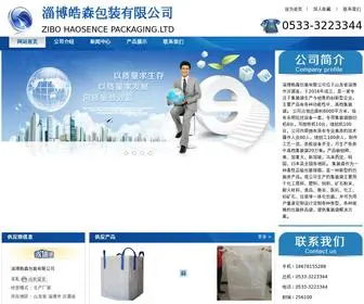 ZBHspackaging.com(淄博皓森包装有限公司) Screenshot