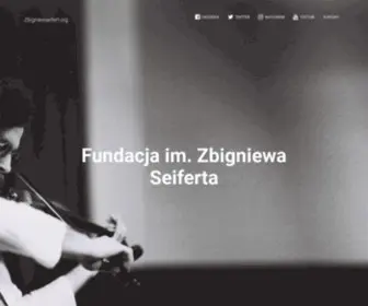 Zbigniewseifert.org(Fundacja im) Screenshot