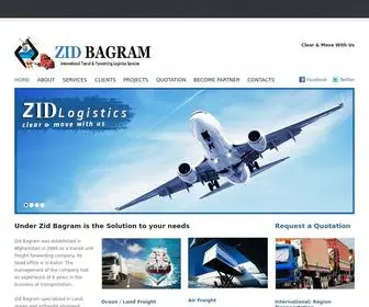 Zblogistics.com(Zid Bagram Logistics Services) Screenshot