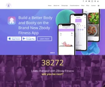 Zbody.com(ZBody Fitness) Screenshot