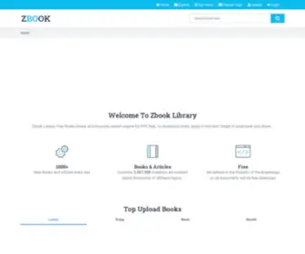 Zbook.org(Free Books library and manuals) Screenshot