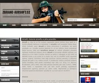 Zbrane-Airsoft.cz(Airsoft shop) Screenshot